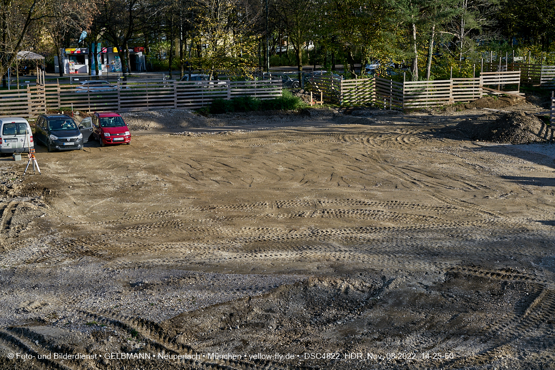 08.11.2022 - Baustelle an der Quiddestraße Haus für Kinder in Neuperlach